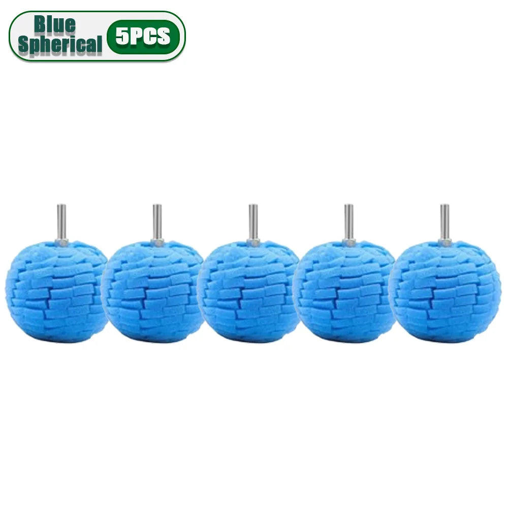 Car Wheel Hub Polishing Sponge Cone – Rim Cleaner Tool