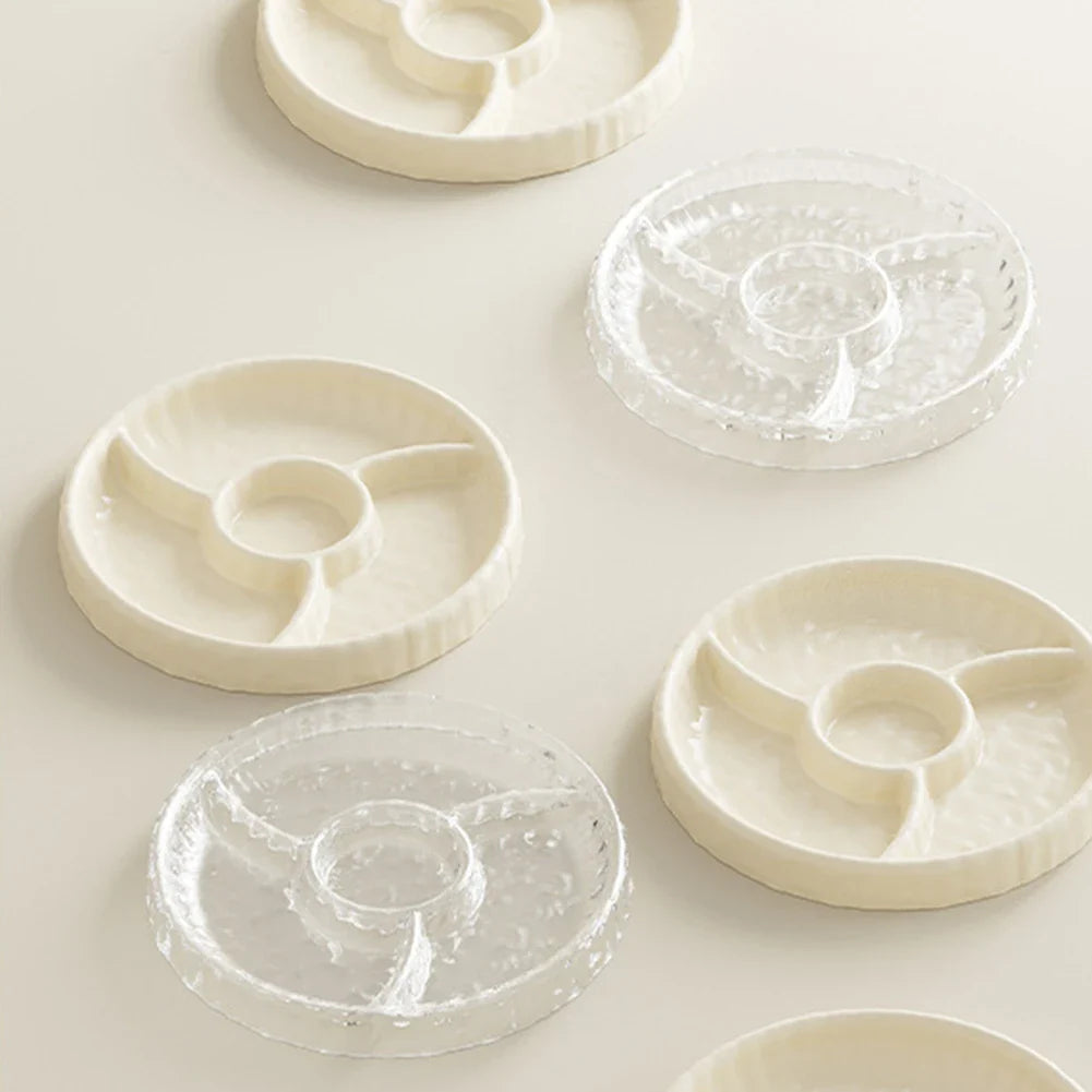 Multi-Compartment Snack & Fruit Serving Tray | Nut Candy Platter