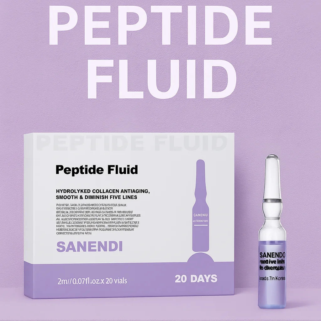 SANENDI Hyaluronic Acid Peptide Ampoule Serum | Dermapen 5/20PCS Facial Ampoule Serum Peaceful Pleasures Health and Wellness