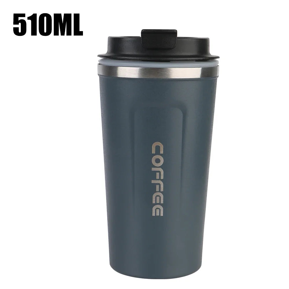 Stainless Steel Travel Thermos Mug 380/510ml – Leak-Proof