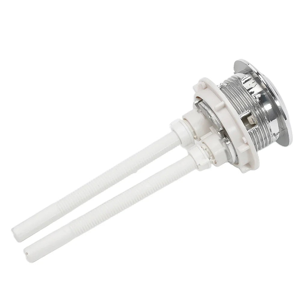 Dual Push Button Toilet Flush Switch – 38/48/58mm ABS Crescent