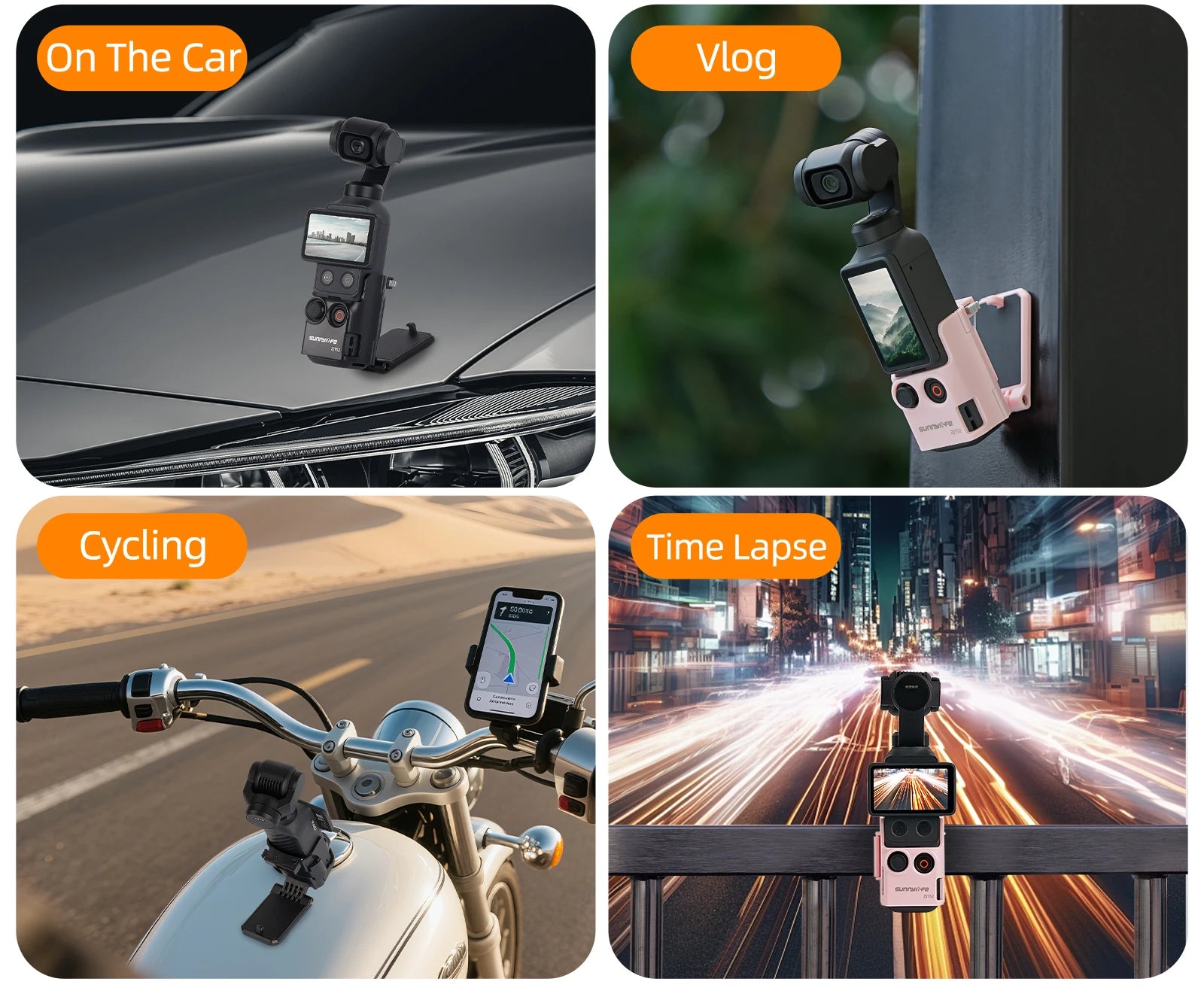 Scratch-Resistant For DJI Osmo Pocket 4 Magnetic Stand Base Angle-Adjustable Multifunctional Desktop Base Accessory Peaceful Pleasures Health and Wellness