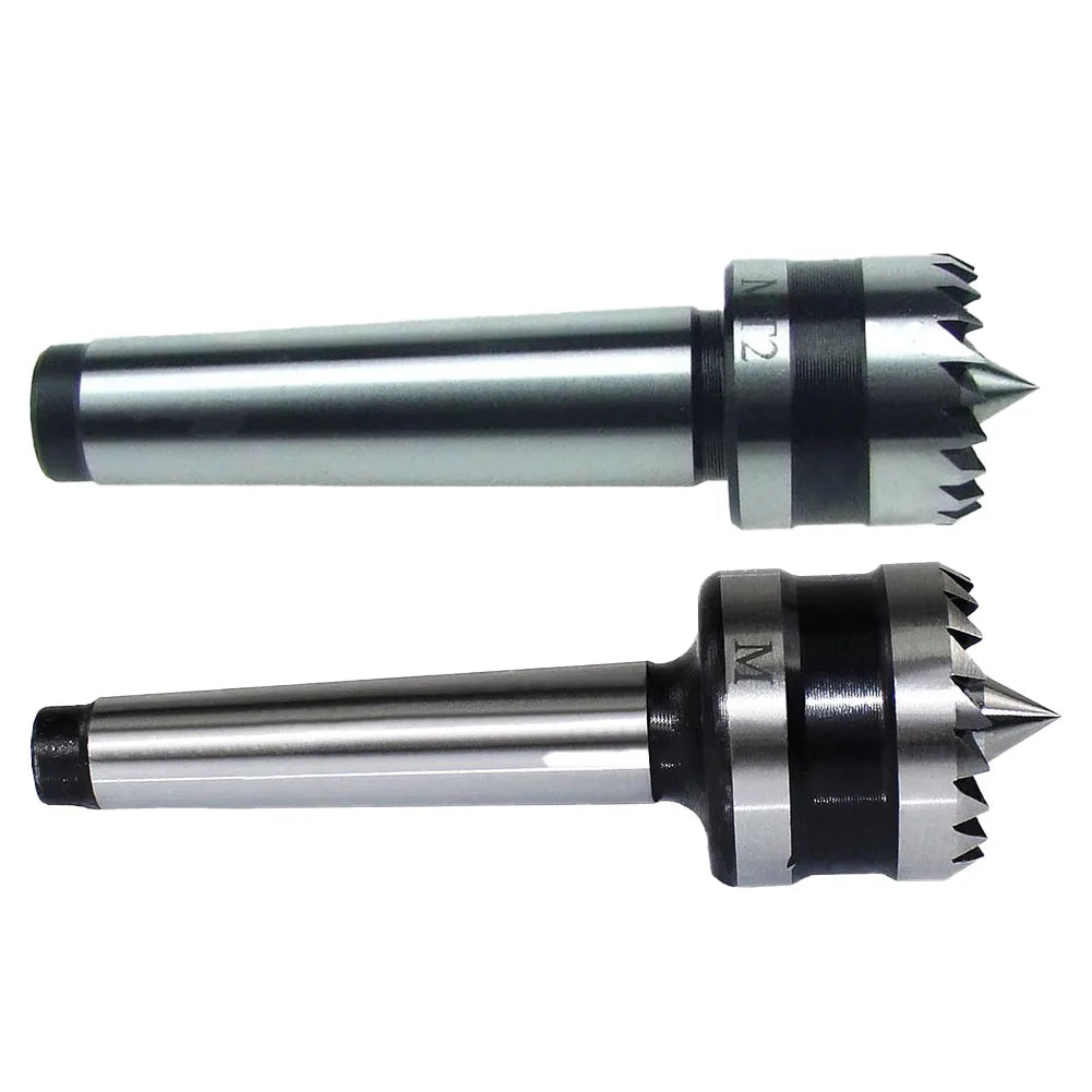 Crown Multi-Tooth Lathe Drive Center MT1/MT2 Spring-Loaded