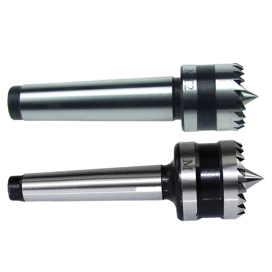 Crown Multi-Tooth Lathe Drive Center MT1/MT2 Spring-Loaded Lathe Drive Center Oasis Select