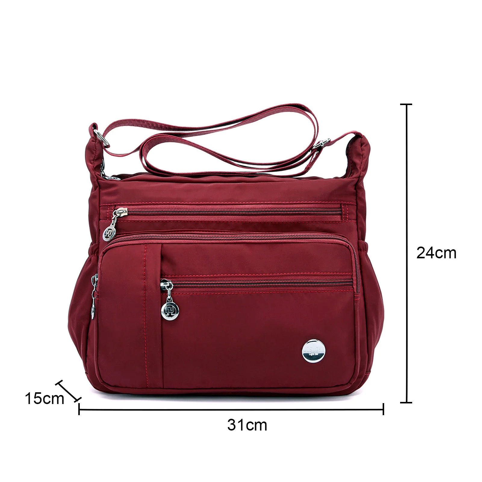 Women's Classic Crossbody bag with Smooth Zipper Bag for Going Out Shopping Peaceful Pleasures Health and Wellness