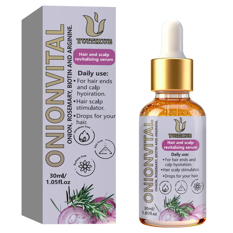 YUITIKUE Onionvital Hair Serum | Onion, Rosemary & Biotin Formula | For Scalp & Hair Ends Hydration 30ml Peaceful Pleasures Health and Wellness 30ml
