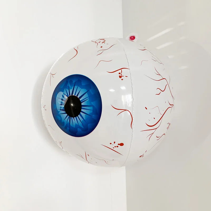 55CM/22Inch Halloween decoration balloon horror 4D inflatable eyeball Halloween theme eyeball party home decoration horror props Peaceful Pleasures Health and Wellness