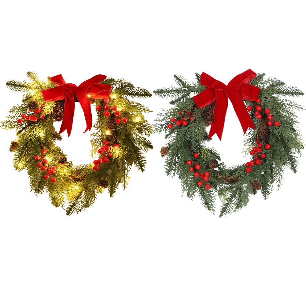 Christmas Wreath Indoor Outdoor Festive Door Hanging Decor