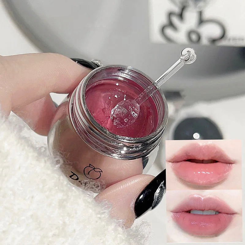 DI&XI Dudu Jelly Lip Oil Balm – Moisturizing Pre-Makeup Lip Care