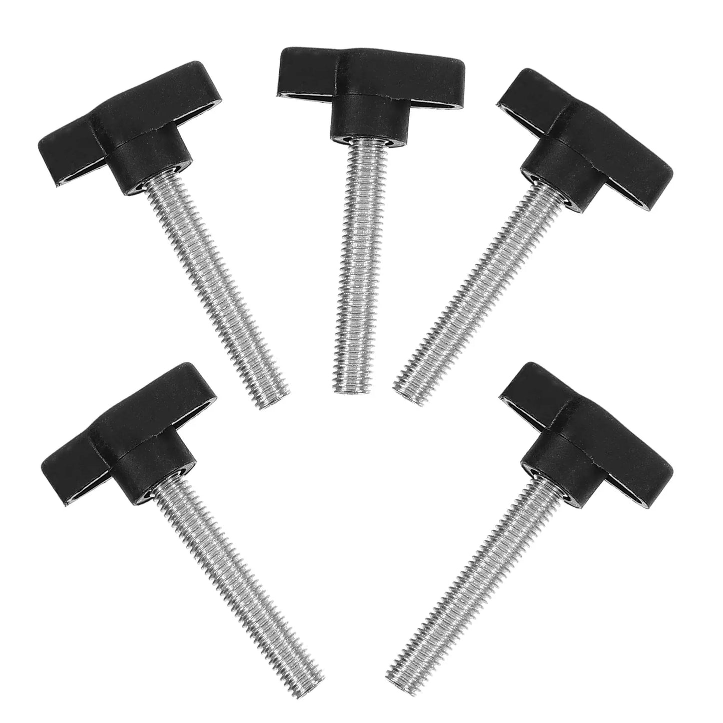 5Pcs Thumb Screws M8x40 Plastic Wing Knob Thumb Screw Knob for Appliances Fixing Machine Maintenance Quick Install Tool Free Peaceful Pleasures Health and Wellness Default Title