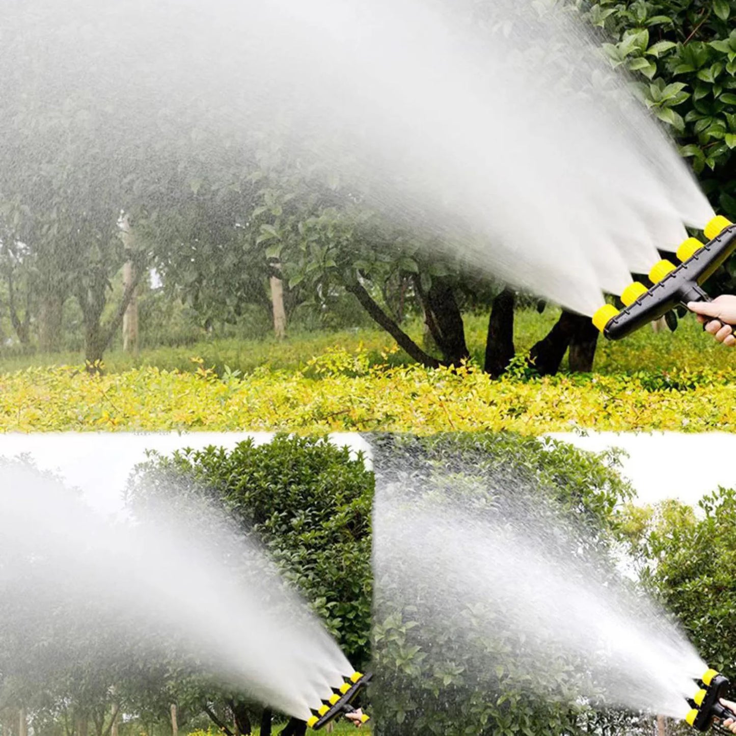 Garden Hose Sprayer Nozzle Multi-Head Spraying Hose Attachment Sprayer for Lawn Gardens Grass Patio Peaceful Pleasures Health and Wellness