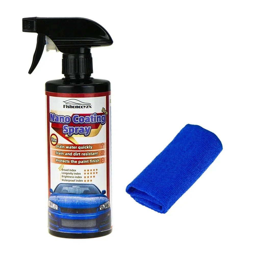 9H Ceramic Car Coating Hydrochromo Paint Care Nano Top Quick Coat Polymer Detail Protection Liquid Wax Car Care Peaceful Pleasures Health and Wellness 500ml