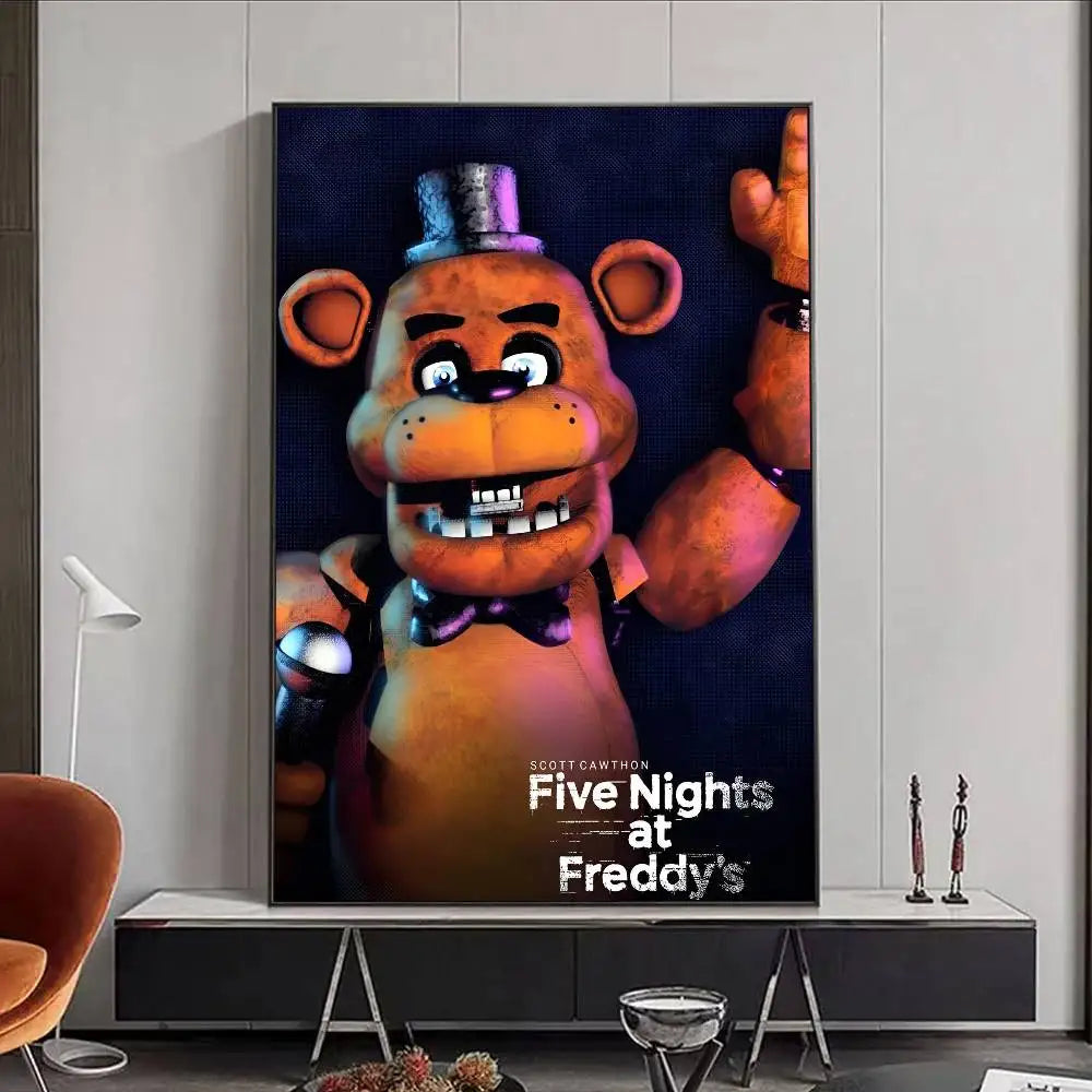 FNAF Five Nights at Freddy's Ultimate Group Poster | Waterproof Wall Art Poster Peaceful Pleasures Health and Wellness z1 15X20cmNoframe
