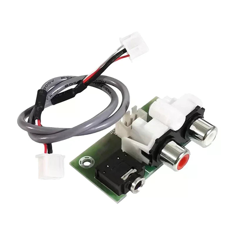 3.5MM Audio Socket Dual AV Lotus Socket Input To XH2.54-3P Output Adapter Small Board For Audio Cable Lotus Socket Peaceful Pleasures Health and Wellness