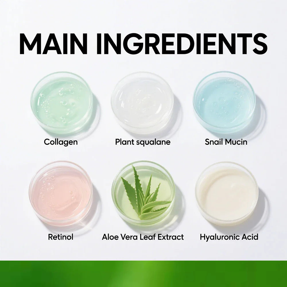 SUYARUN Snail Repair Cream – Aloe Vera & Squalane Moisturizer