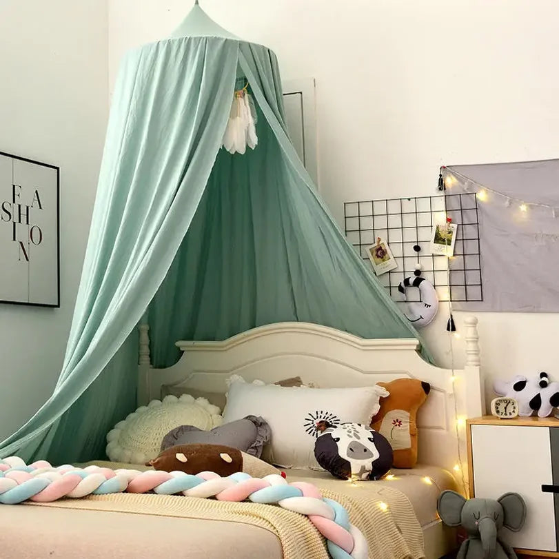 Kids Dome Bed Canopy Castle Play Tent & Mosquito Net