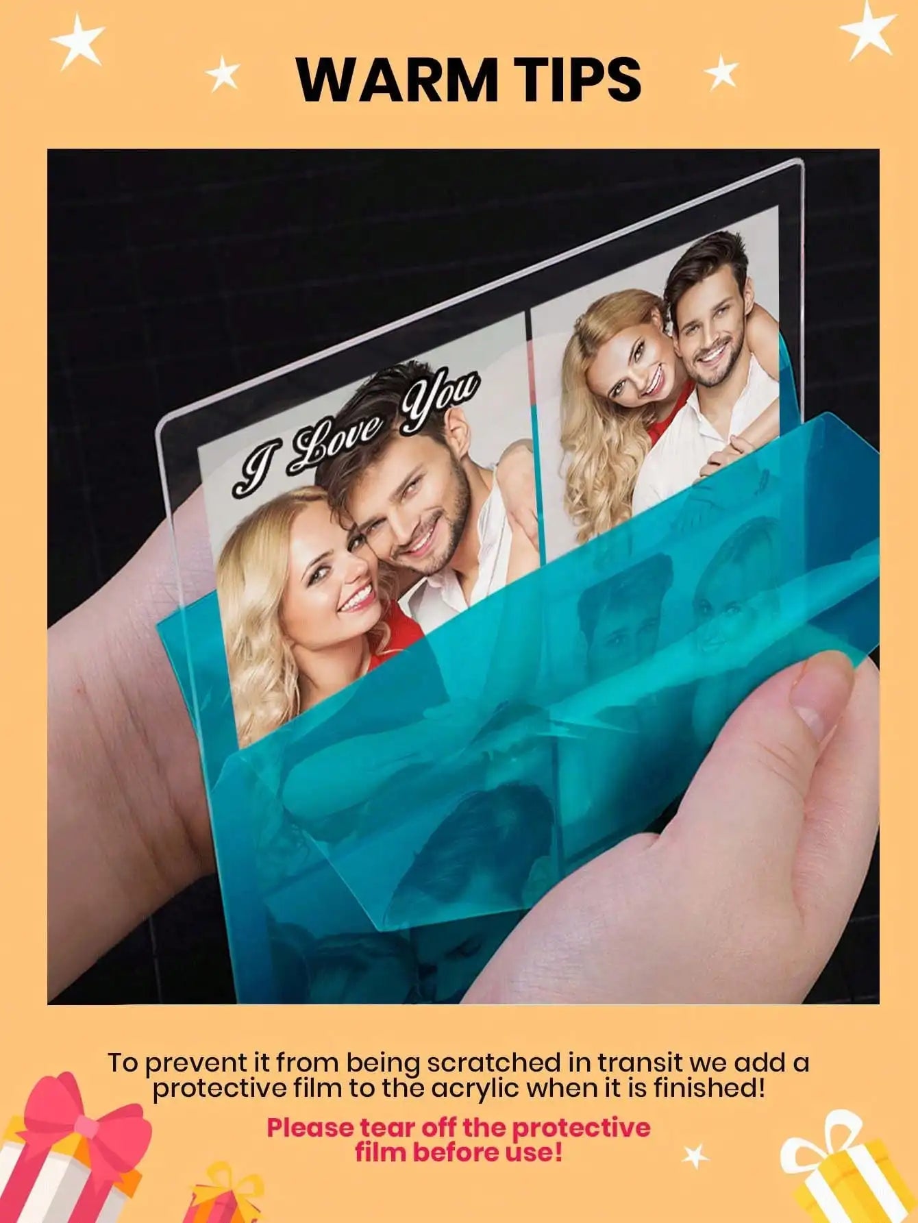 Custom Acrylic Plaque | Personalized Photo & Quote Gift for Mom Dad
