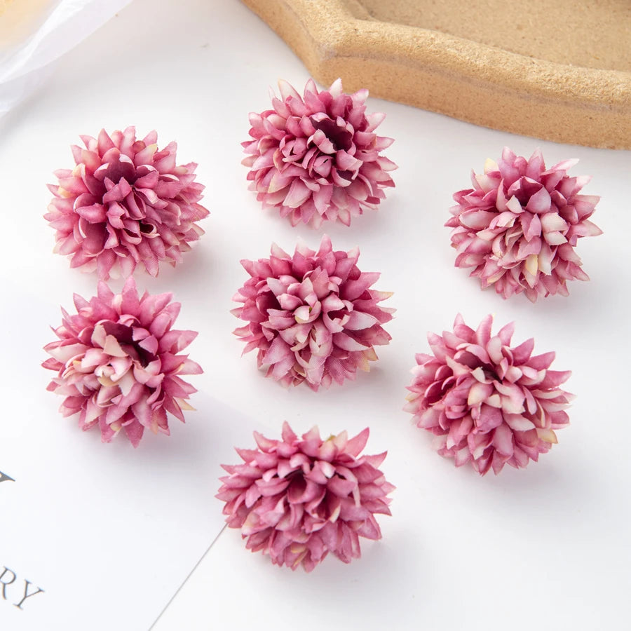 50/100 Silk Carnation Flower Heads – Wedding & DIY Décor