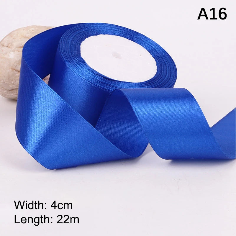 4cm Satin Ribbon Roll 25 Yards – Bows, Gifts & DIY Crafts