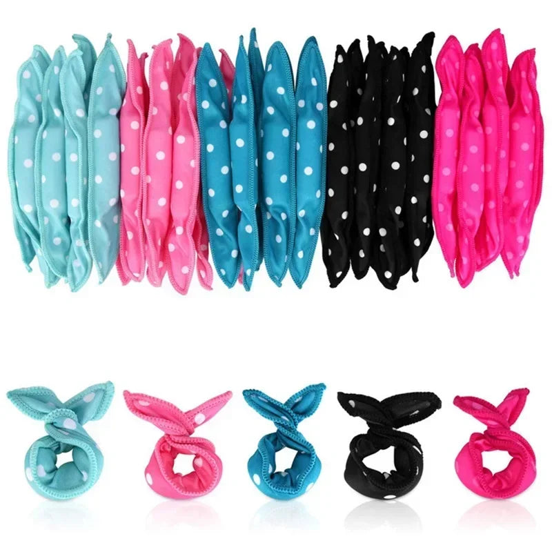10Pcs/Lot Hair Curlers Soft Sleep Pillow Hair Rollers Set Best Flexible Foam and Sponge Magic Hair Care DIY Styling Tools Peaceful Pleasures Health and Wellness