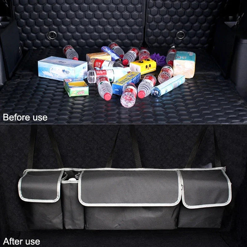 Car Seat Back Organizer & Trunk Storage Bag | SUV Mesh