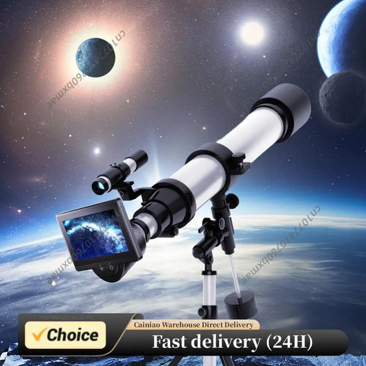 WiFi Telescope Camera Eyepiece 1080P Digital Eyepiece with 4.3 Inch IPS Screen for Astronomical Telescope Accessories Peaceful Pleasures Health and Wellness