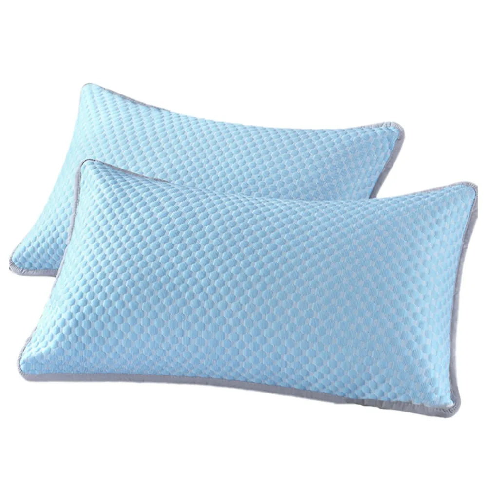 2-Pack Cooling Ice Bean Pillowcases | Breathable Summer Covers