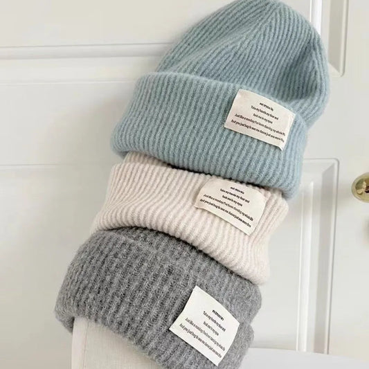 Winter Knitted Beanie Hat | Warm Windproof Ear Protection Cap Knitted Beanie Hat Peaceful Pleasures Health and Wellness