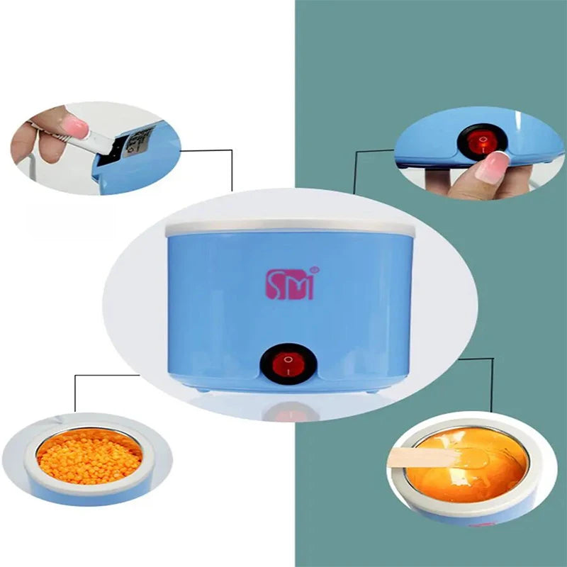 Mini Versatile Wax Melting Heater, Portable Small Wax Warmer Machine for Underarm Hair Removal Beauty Care Tool Peaceful Pleasures Health and Wellness