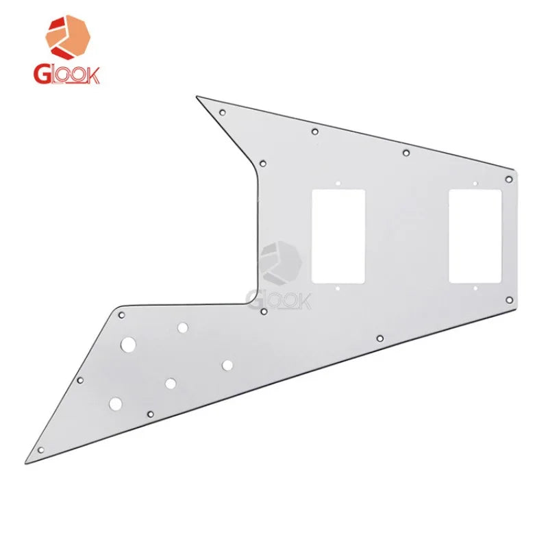 Dovetail Electric Guitar Guard Plane White Panel Flying V Musical