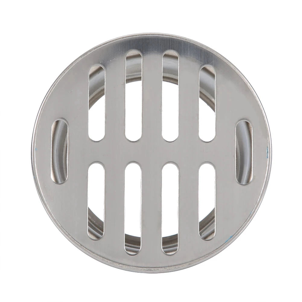 Stainless Steel Balcony Anti Blocking Floor Drain for Outdoor Yard Use Stainless Steel Floor Drain Floor Drain Peaceful Pleasures Health and Wellness 75 Flat Mouth