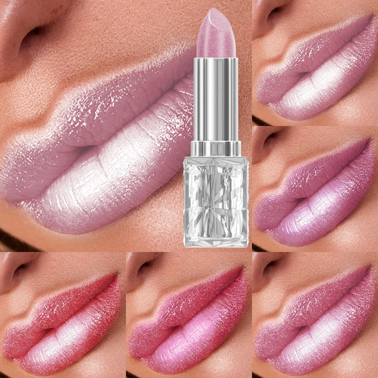 FUNPARK Metallic Glitter Lipstick – 7 Shades | Hydrating Finish Glitter Lipstick Oasis Select