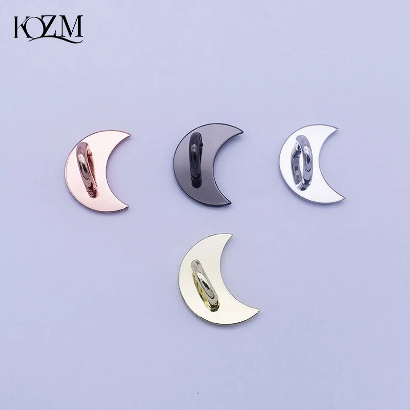 Metal Star Moon Bow Phone Charm Holder & Finger Ring Stand 2/4pc