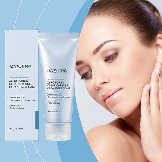 Jaysuing Salicylic Acid Facial Cleanser | Exfoliating Gel 114g Facial Cleanser Peaceful Pleasures Health and Wellness