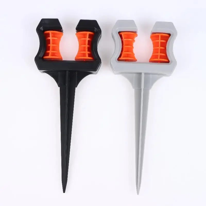 Garden Hose Guide Spike 10.24" ABS Hose Holder & Roller