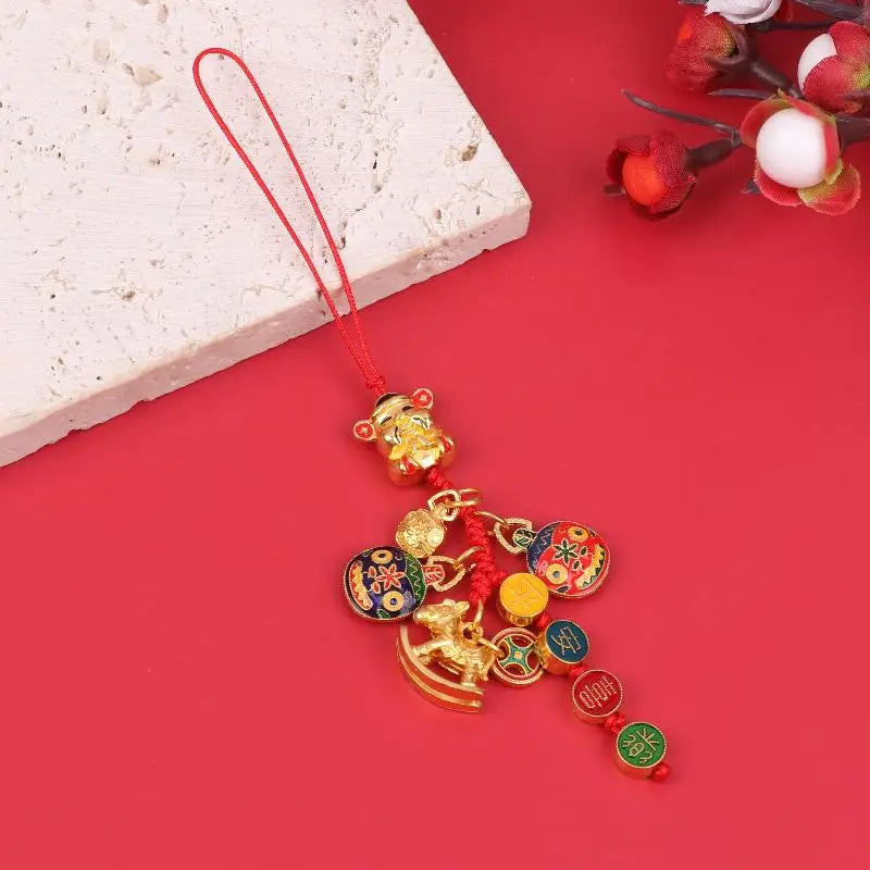 2026 Year of the Horse Chinese New Year Wall Hanging Ornament Holiday Ornament Peaceful Pleasures Health and Wellness A4