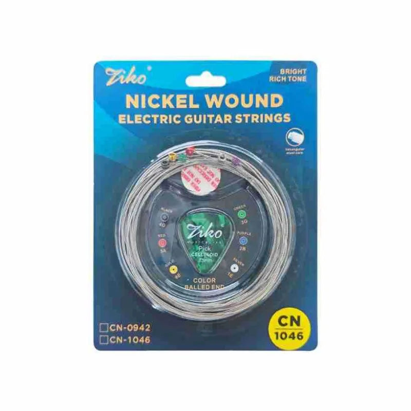 ZIKO Liou Electric Guitar Strings Carbon Steel Hexagonal Alloy 4-6
