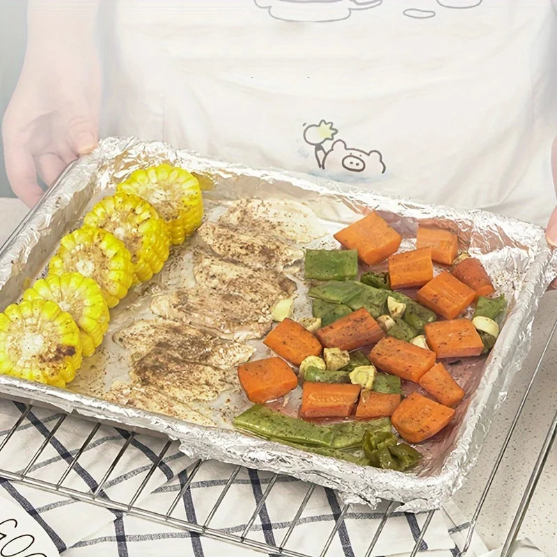Heavy Duty Pre-Cut Pop-Up Aluminum Foil Sheets | Home & BBQ
