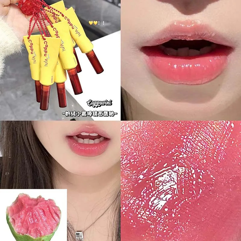 Mirror Jelly Lip Gloss 6 Colors – Glossy, Waterproof Lip Tint
