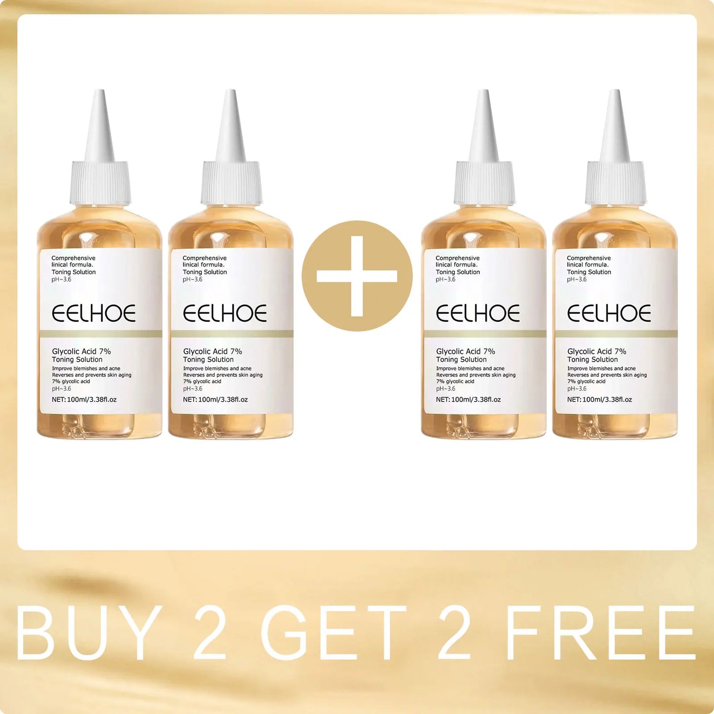 EELHOE 7% Glycolic Acid Toner | Exfoliant for Glowing Skin