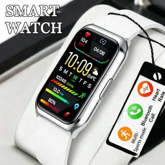 For Android IOS Smart Bracelet Women Smartwatch Men Heart Rate Blood Oxygen Waterproof Sport Smart Band Watch For Ladies +Gift Peaceful Pleasures Health and Wellness