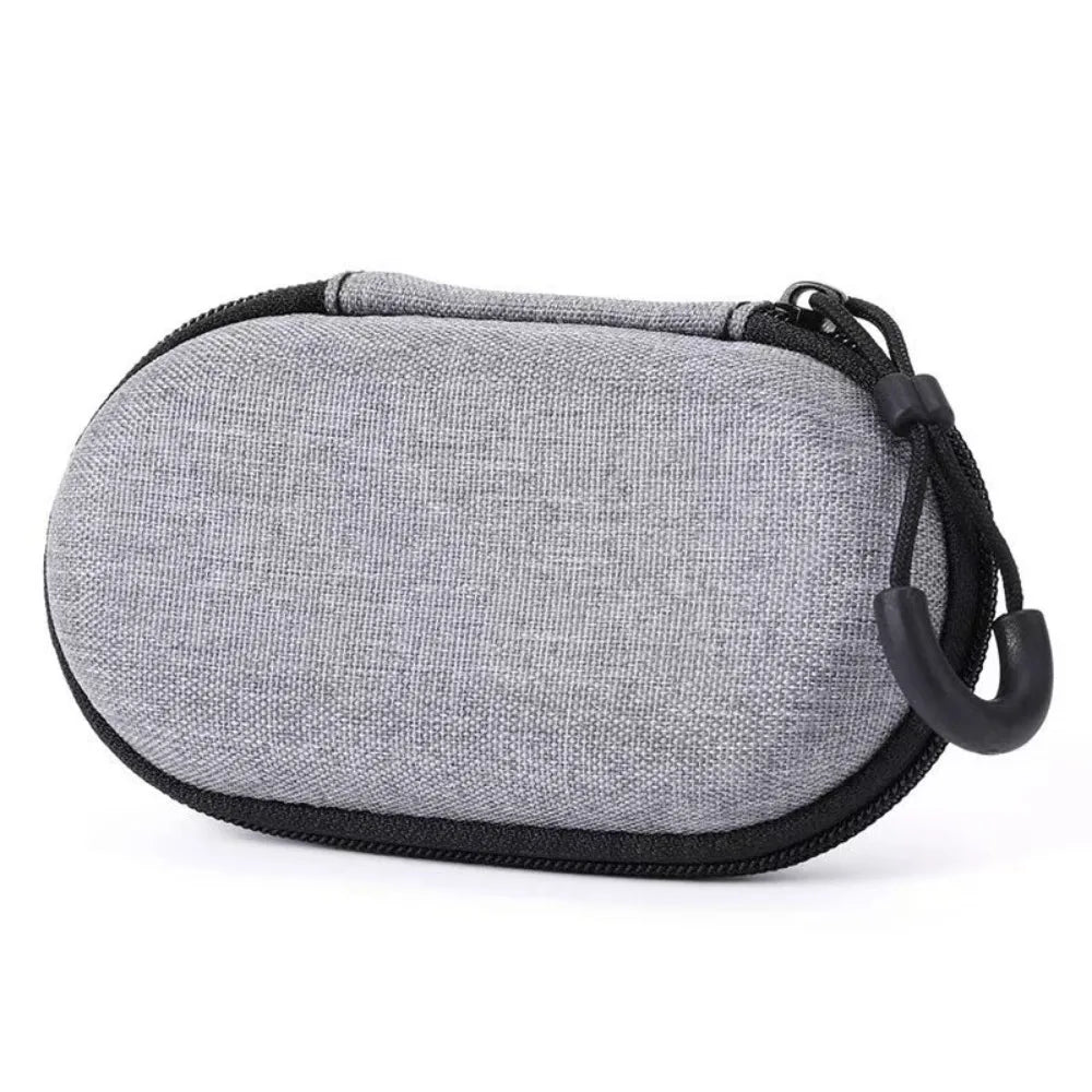 Shockproof Hard EVA Storage Bag Protective Dust-proof Earphone Storage Bag Portable Wear-resistant Data Cable Organizer Bag Peaceful Pleasures Health and Wellness 11-6-3.5cm