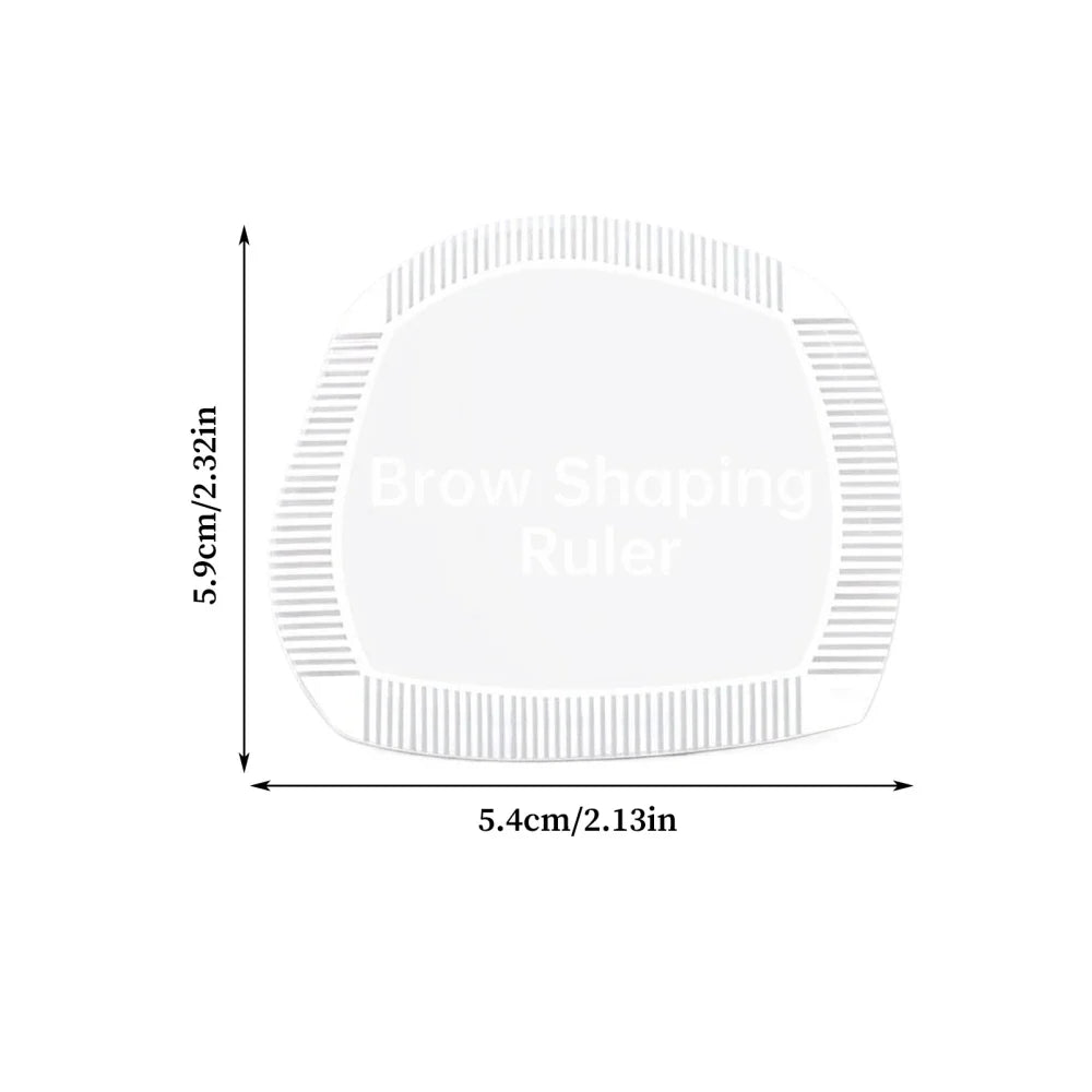 Brow Mapping Ruler – Eyebrow Stencil & Microblading Guide Tool