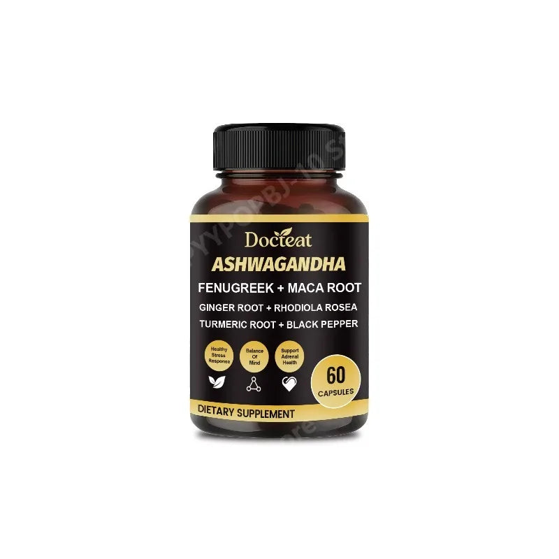 Ashwagandha Root Extract Capsules – Calm & Balance | 60ct