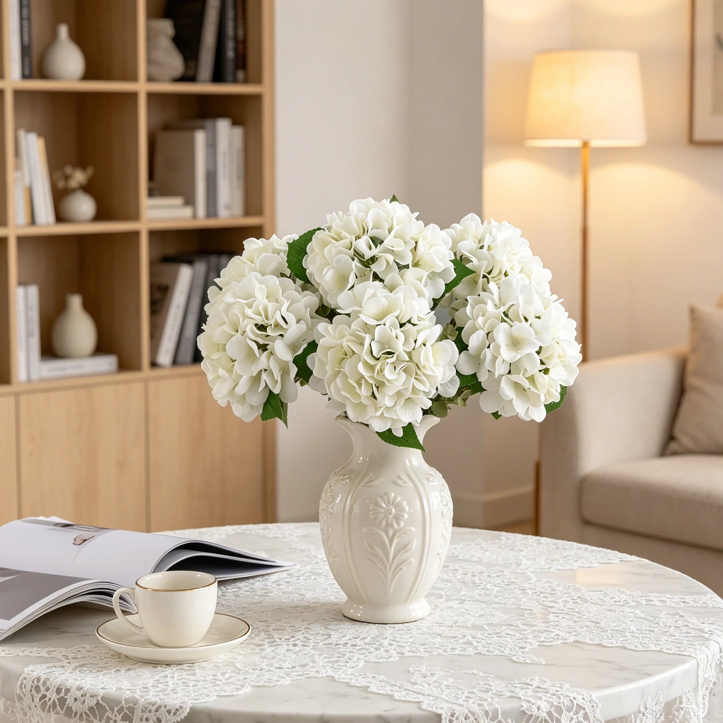 Artificial Silk Hydrangea Flowers | Wedding & Home Decor