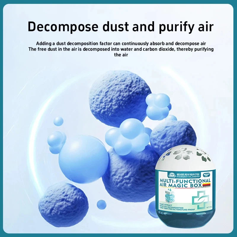 Air Purification Dust Removal Magic Box Long-Lasting Purification Air Lasted Artifact Household Appliance For Home Fresh Spaces Peaceful Pleasures Health and Wellness