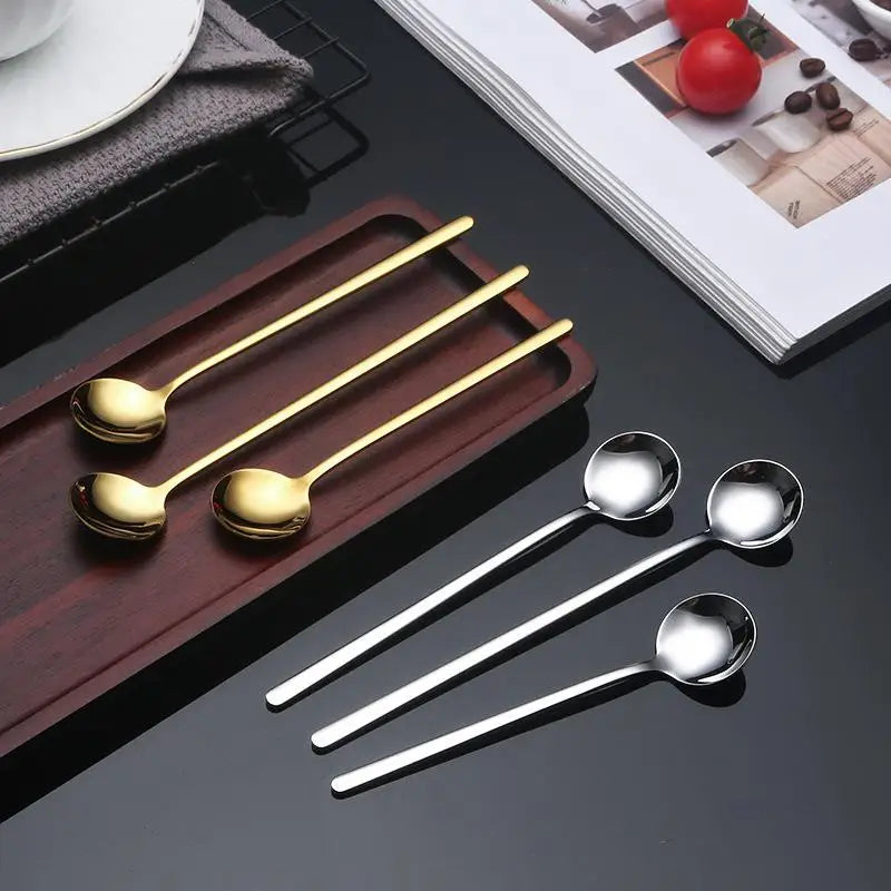 10-Piece Stainless Steel Coffee Spoons Set | Teaspoons & Dessert