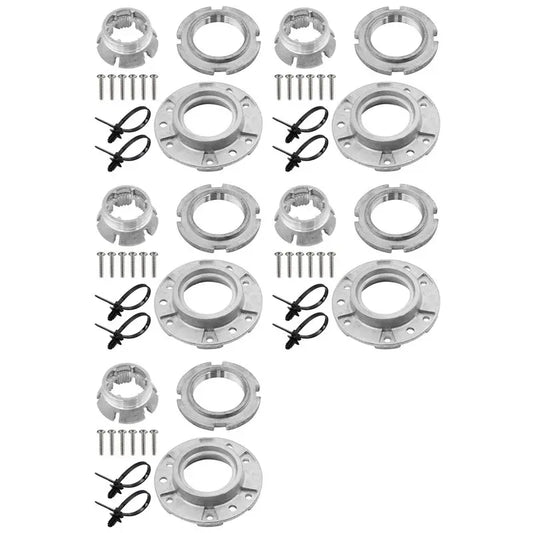 A36T-5X W10324651 Washer Basket Drive Hub Kit -W10291416, W10291417, PS2581262 - Durable Repair For Quiet Peaceful Pleasures Health and Wellness Silver
