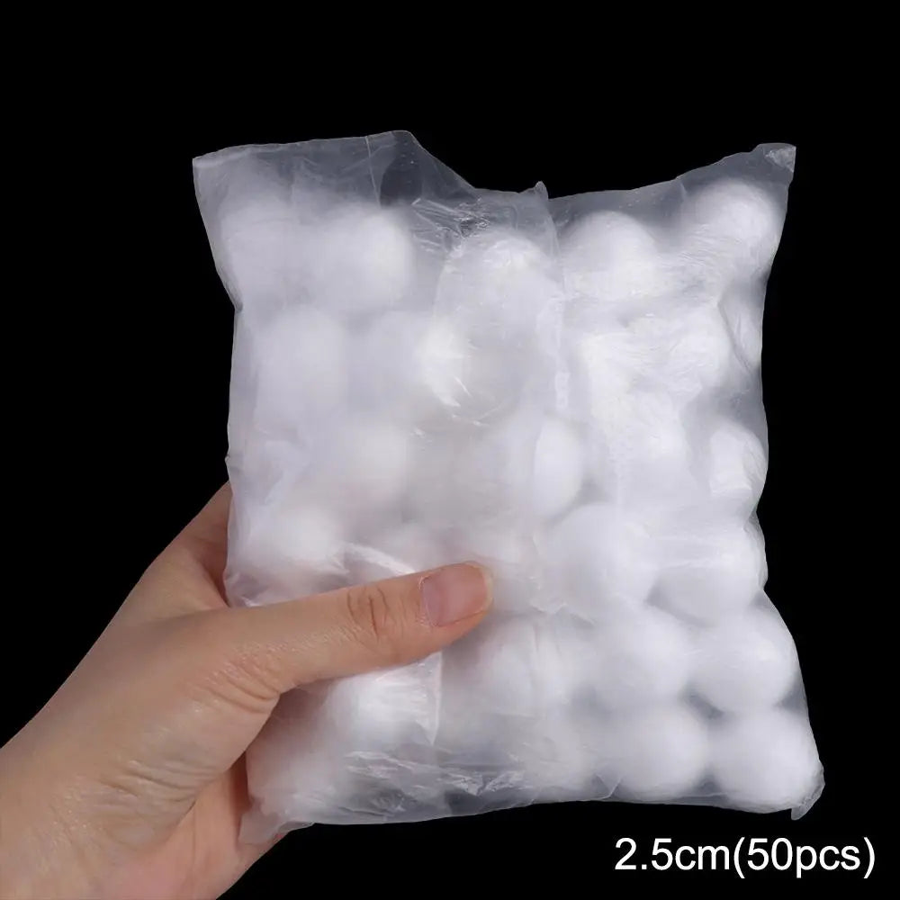 White Polystyrene Foam Balls 80pcs – Christmas Ornaments & DIY