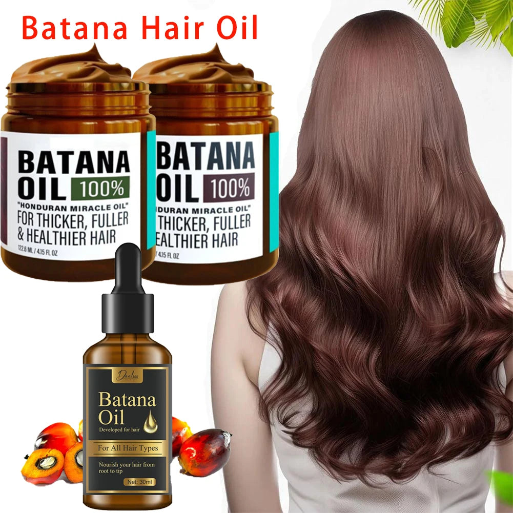 Natural Rosemary Batana Hair Care Essential Oil Repair Damaged Strengthen Roots Anti-Breakage Oils Hair Care Peaceful Pleasures Health and Wellness